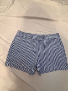 Vineyard Vines Blue & White Seersucker Shorts